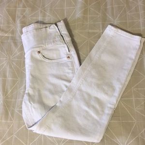 Spanx white cropped jeans 👖